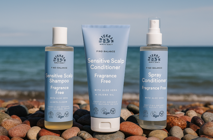 Natūrali plaukų priežiūra be sulfatų ir silikono – Urtekram produktai