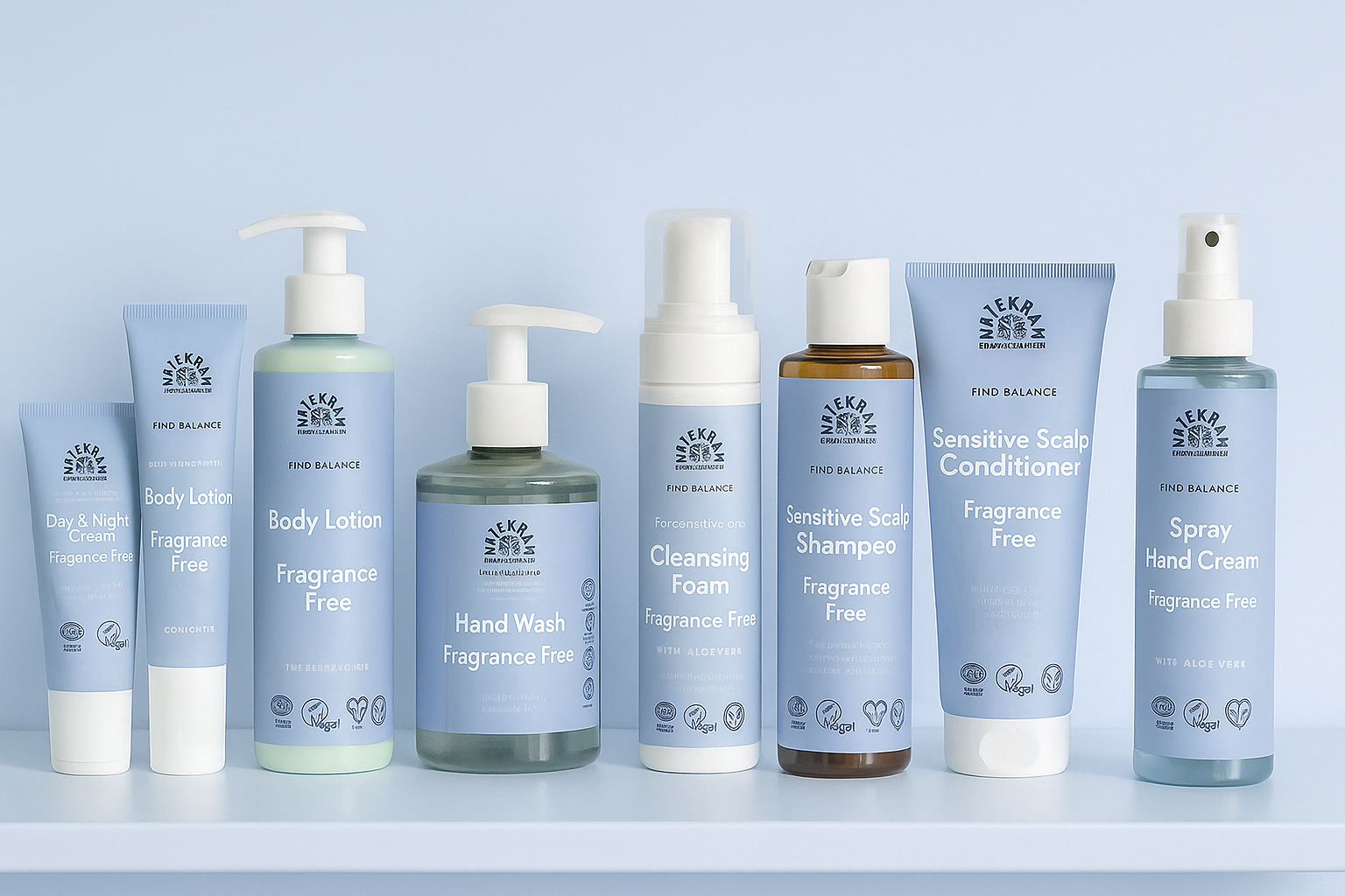 Bekvapė kosmetika | Natūralūs bekvapiai produktai jautriai odai