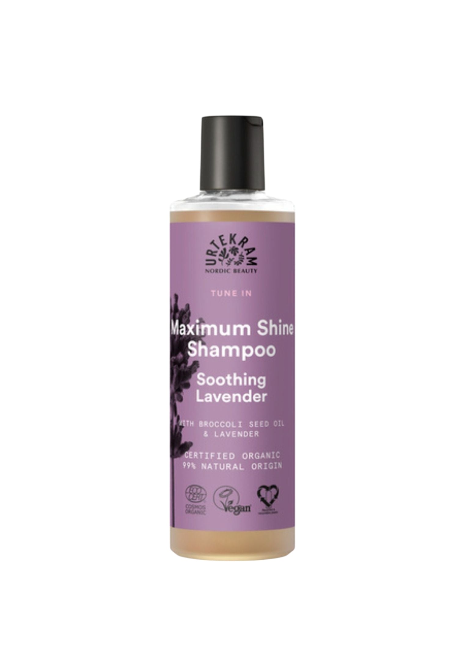 Levandų šampūnas Urtekram - natūrali kosmetika 