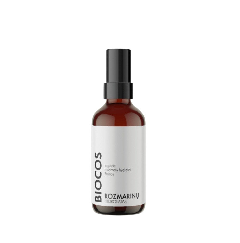 Rozmarinų hidrolatas, 100 ml – natūrali kosmetika veidui ir plaukams
