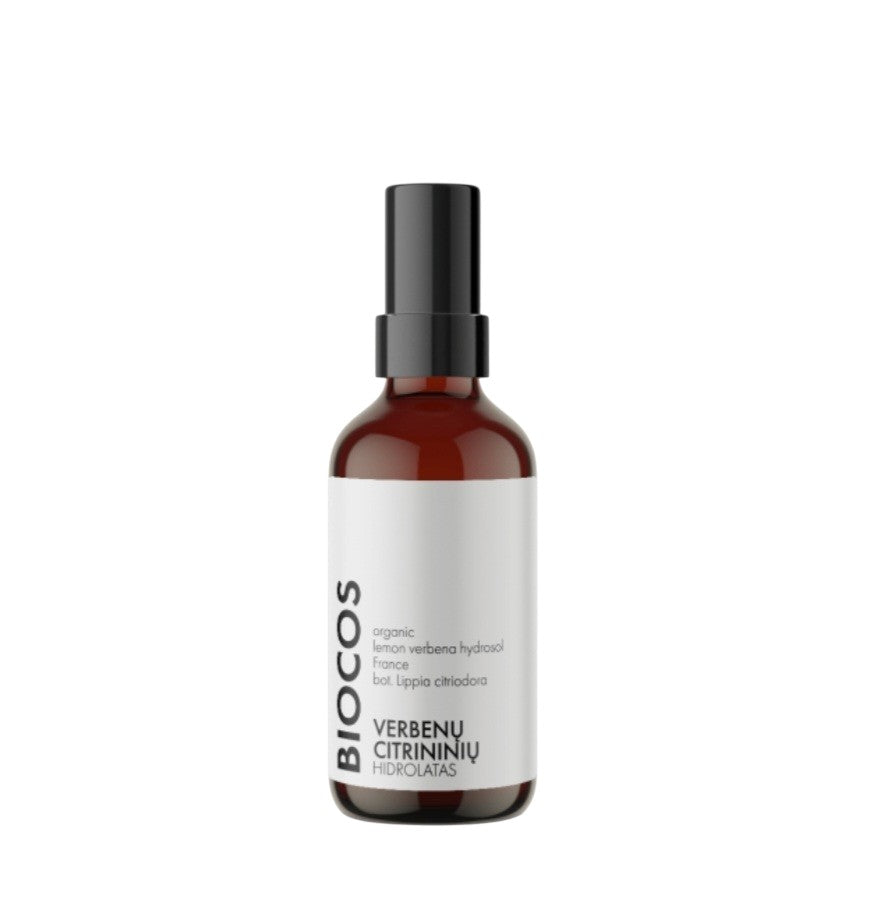 BIOCOS ekologiškas verbenų hidrolatas, 100 ml – natūrali kosmetika veidui