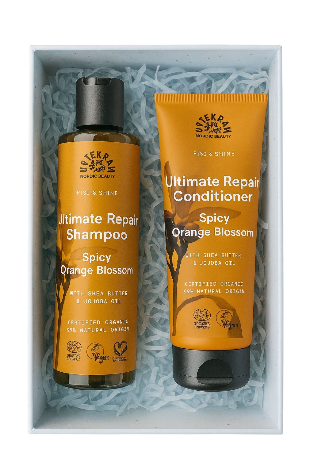 Apelsinų žiedų plaukų priežiūros rinkinys