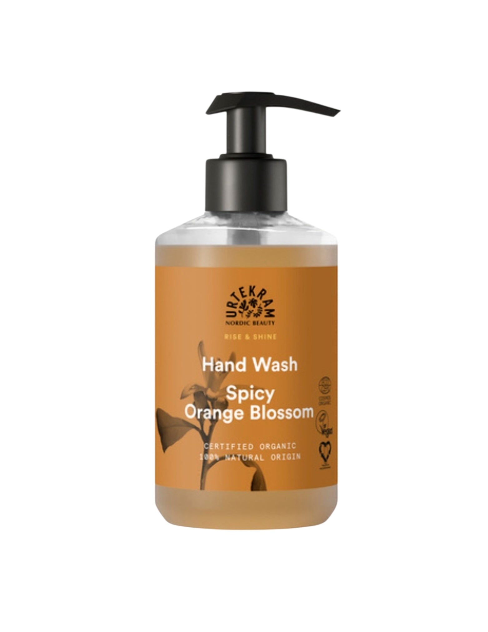 Urtekram natūralus apelsinų žiedų kvapo skystas rankų muilas.
