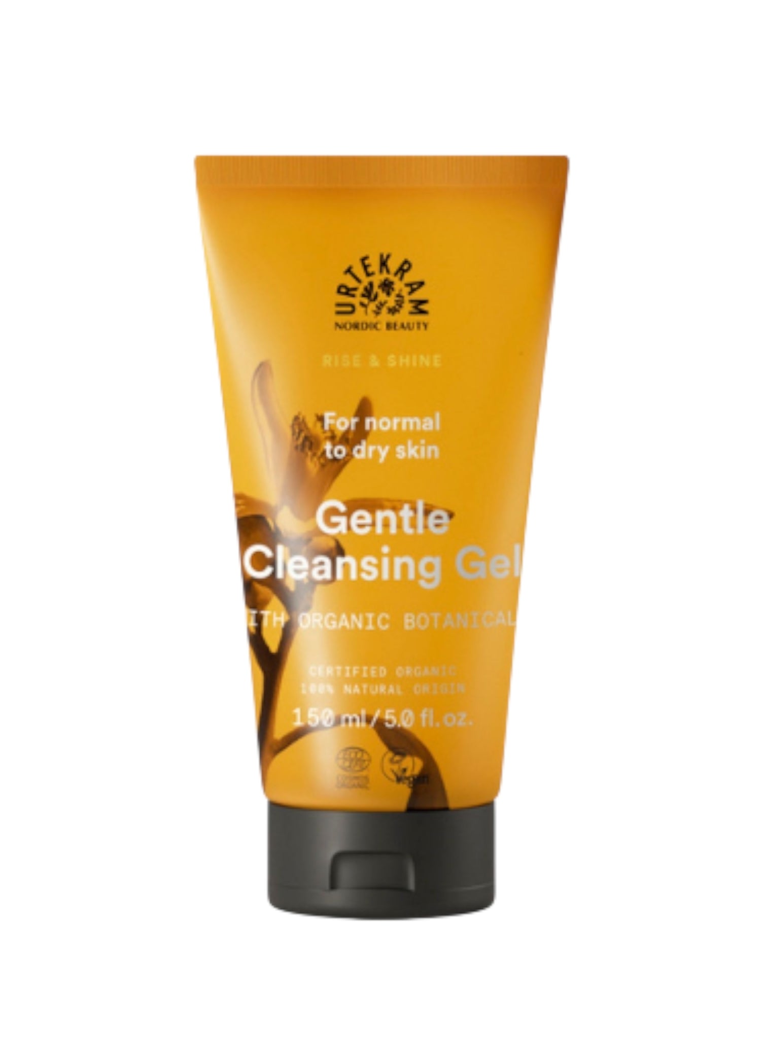 Urtekram Švelnus veido prausiklis Gentle Cleansing Gel 150 ml – natūrali kosmetika normaliai ir sausai odai.